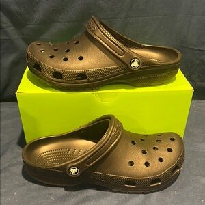 Crocs- Classic, black, 8 men QS